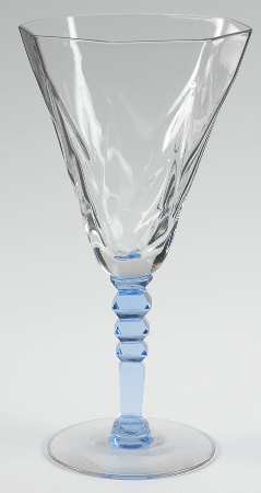 Aztec Light Blue Water Goblet