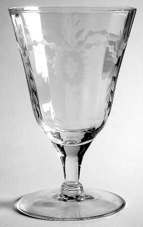 UNK7046 Low Water Goblet by Unknown Manufacturer