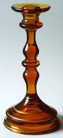 76 Amber (Gold Line Decoration 1) by US Glass