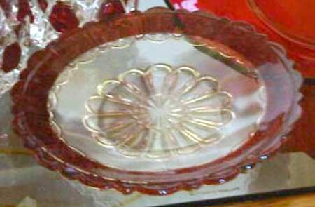 Cottage Ruby Flashed by US Glass