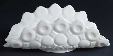 Moon and Stars Milk Glass (Czec) by Unknown Manufacturer