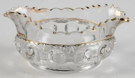 King's Crown Clear (Gold Trim) by US Glass