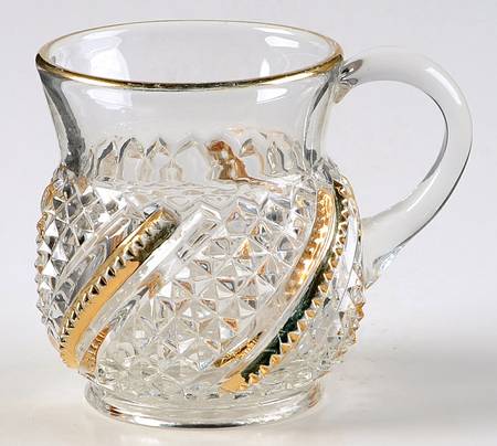 Diamond Swirl Punch Mug by US Glass