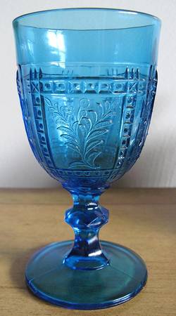 Panelled Nightshade Blue by US Glass