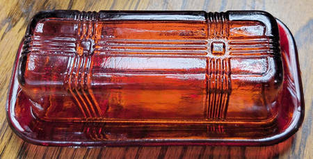 Crisscross Amberina by Unknown Manufacturer