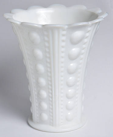 Zipper &amp; Jewel Milkglass by Unknown Manufacturer