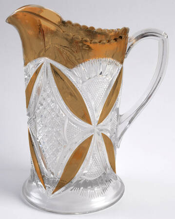 Pattee Cross-Gold Flashed by US Glass