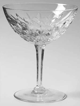 Sonata Champagne/Tall Sherbet by Val St Lambert
