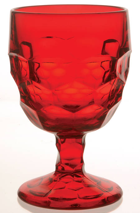 Georgian Ruby Water Goblet