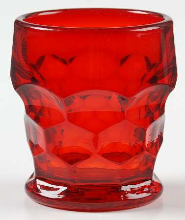 Georgian Ruby Whiskey Glass