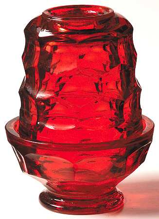 Georgian Ruby (2 Piece) Fairy Lamp