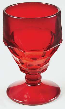 Georgian Ruby 9 Oz Footed Tumbler