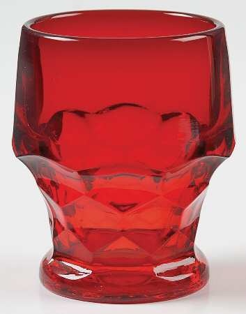 Georgian Ruby 5 Oz Flat Tumbler