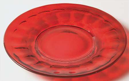 Georgian Ruby Luncheon Plate