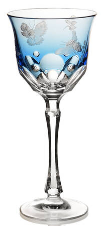 Springtime Sky Blue Water Goblet