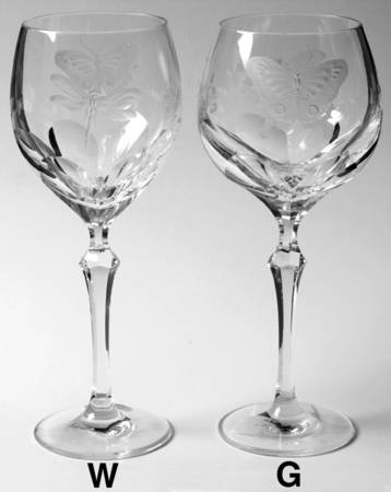 Springtime Water Goblet