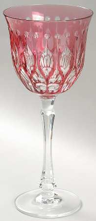 Renaissance Raspberry Water Goblet