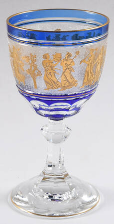 Danse de Flore Cobalt by Val St Lambert