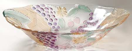 Wild Orchard 13" Shallow Salad Bowl