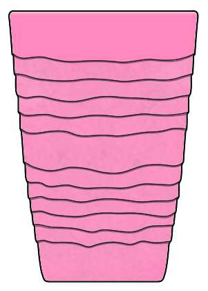 Ripples Cranberry (Satin)