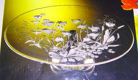 Meadow Vale Footed Cake Plate