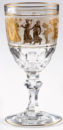 Dans de Flore Clear (Knob Stem) by Val St Lambert