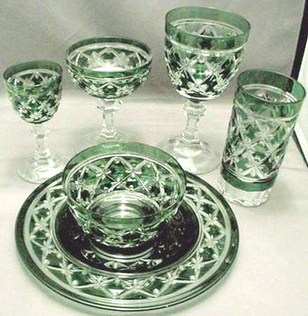 Cathedrale Napolean Emerald Green by Val St Lambert