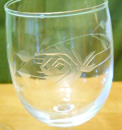 Morgantown Rose Water Goblet
