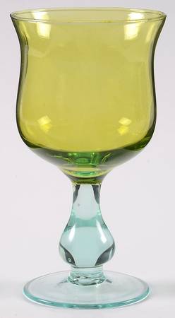 Recycled Prism Glass Green Wine
