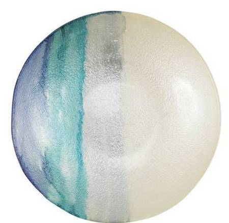 Sea Glass Ombre 13" Round Platter