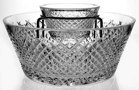 Alana Caviar Serving Set w/10" & 5" Bowls & Metal Holder