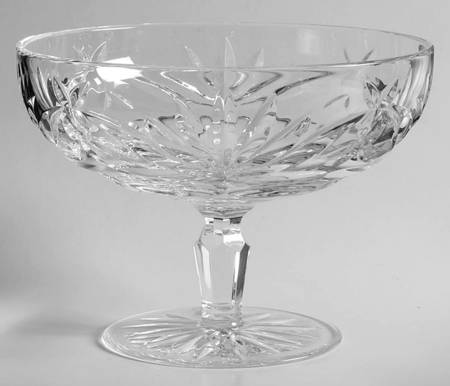 Ashling (Cut) Round Compote (Height X Width)