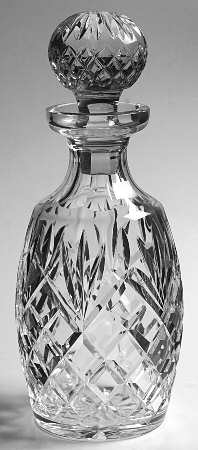 Ashbourne (Cut) Spirit Decanter & Stopper