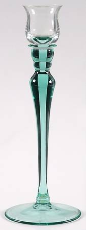 Bermuda Green 8" Single Light Candlestick