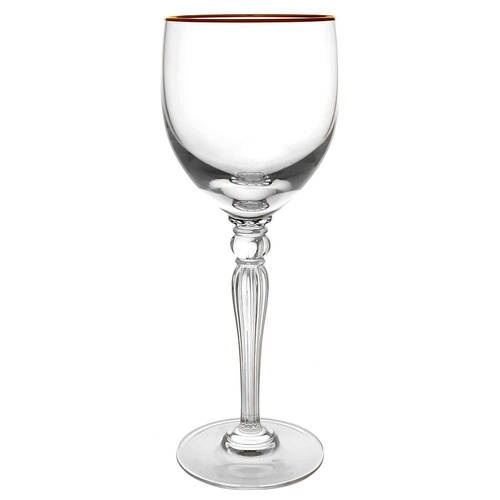 Carleton Gold Wine Glass