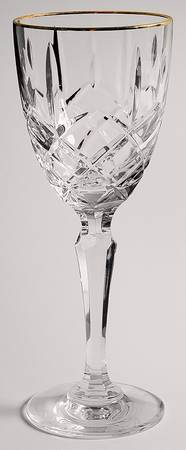 Chelsea (Gold Trim) Wine Glass by Waterford Crystal