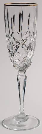 Chelsea (Gold Trim) Fluted Champagne