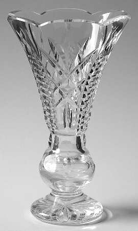 Clare (Cut) 8" Flower Vase