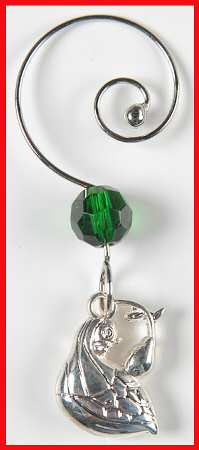 Clare (Cut) Twelve Days of Christmas Charm for Punch Glass
