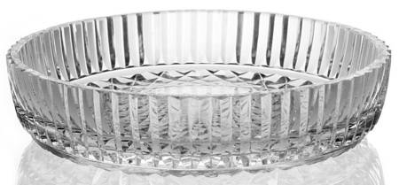 Colleen Short Stem (Cut) Round Open Butter Dish