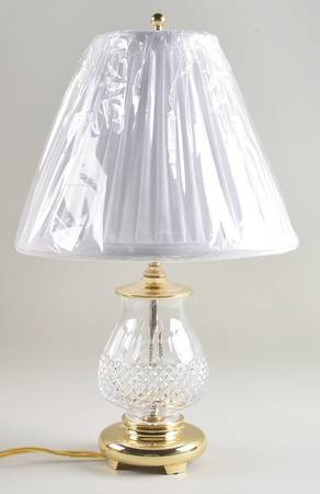 Colleen Short Stem (Cut) 14" Electric Lamp & Shade