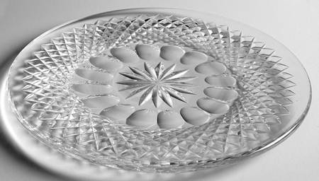 Colleen Short Stem (Cut) Luncheon Plate