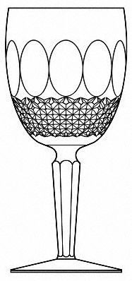 Colleen Tall Stem (Cut) by Waterford Crystal