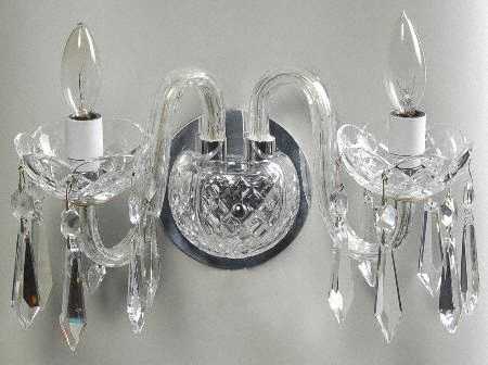 Comeragh (Cut) 2 Arm Electric Wall Sconce