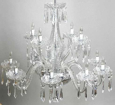 Comeragh (Cut) 12 Arm Chandelier