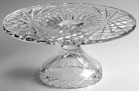 Comeragh (Cut) 10" Diameter Pedestal Cake Stand