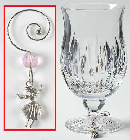 Eileen (Cut) Punch Glass & Twelve Days of Christmas Charm