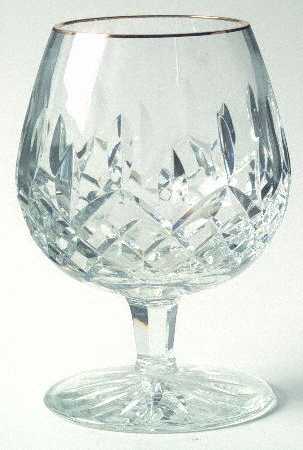 Golden Araglin Brandy Glass