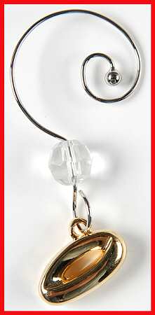 Maureen (Cut) Twelve Days of Christmas Charm for Punch Glass