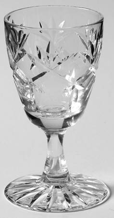 Prince Charles (Cut Foot) Cordial Glass